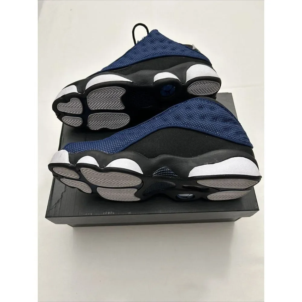 Nike Men 6.5 AIR JORDAN 13 Retro Low BG‎ BLUE BLACK 2932